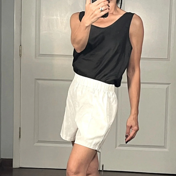 Citron Santa Monica 100% linen black tank size M - Picture 2 of 11